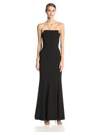 Jill Jill Stuart Women s Fitted Strapless Column Gown Black at Amazon